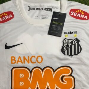 Santos 2012/13 Home Neymar Jr #11 Retro Soccer Football Shirt Jersey White L